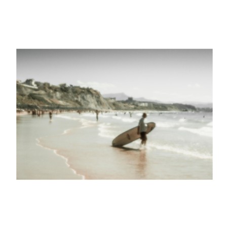 Côte des Basques Beach 8 " Old Man Surfing"